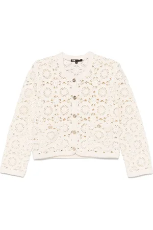Maje Floral-motif cardigan