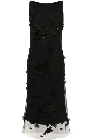 Viktor & Rolf Floral-appliqué dress