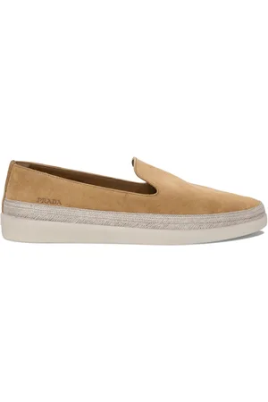 Prada Suede slip-on loafers