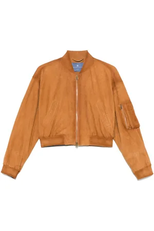 ERMANNO SCERVINO Suede bomber jacket