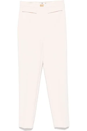 Elisabetta Franchi Crepe tapered trousers