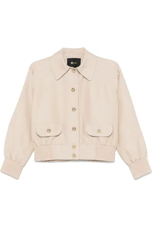 Maje Raglan-sleeve bomber jacket
