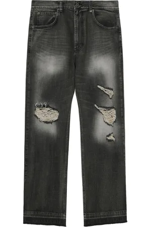 We11 Done Logo-patch jeans