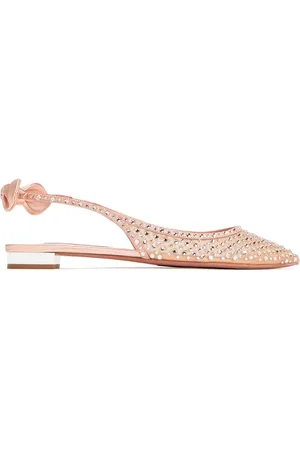 Aquazzura Bow-embellished ballerina shoes