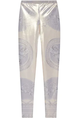 VERSACE La Coupe des Dieux-print leggings