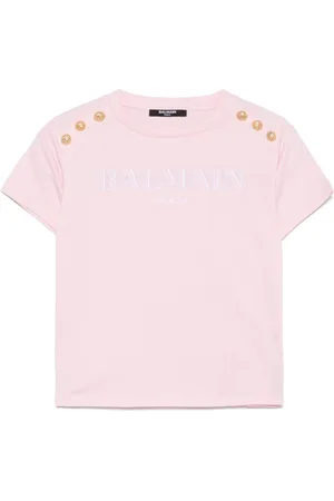 Balmain Logo-embroidered T-shirt