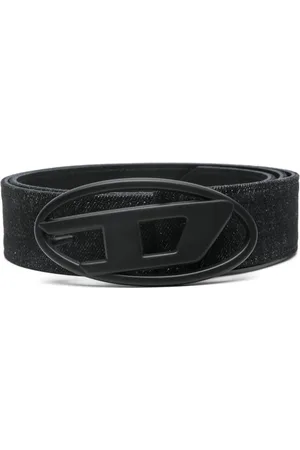 Diesel Oval D leather belt