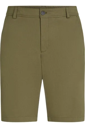Karl Lagerfeld Logo-embroidered chino shorts
