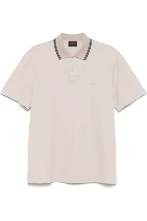 BRIONI Logo-embroidered polo shirt