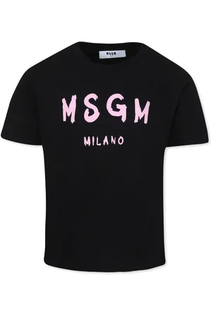 Msgm Logo-print cotton t-shirt