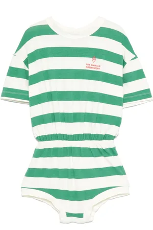 The Animals Observatory Striped jumpsuit