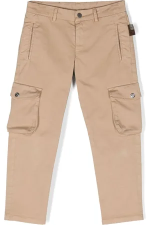 Roberto Cavalli Logo-patch cargo trousers