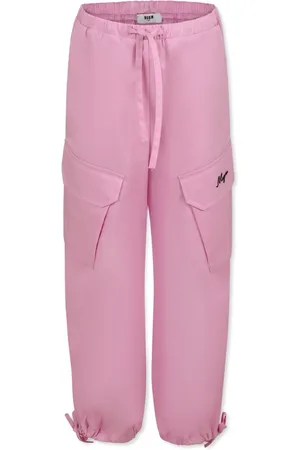 Msgm Logo-embroidered trousers