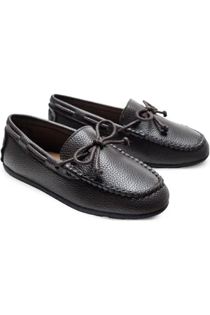 M. Moustache Bow-detail loafers