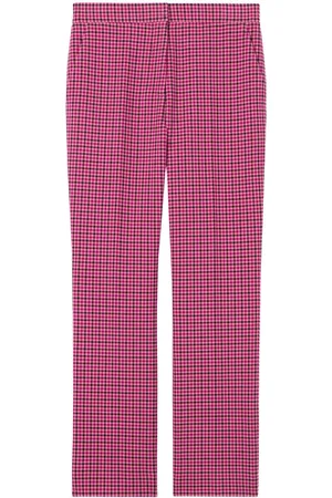 ST. JOHN Plaid trousers