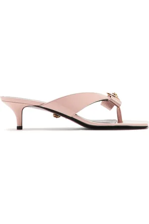 VERSACE 50mm Gianni Ribbon mules