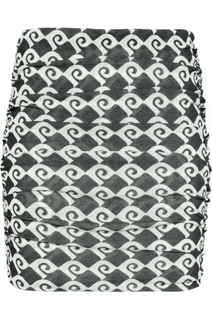 Nanushka Geometric-print mini skirt