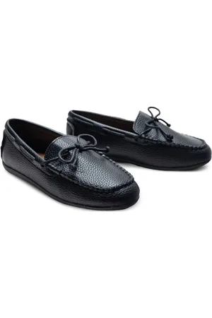 M. Moustache Bow-detail loafers