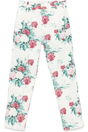 Fursac Floral-print trousers