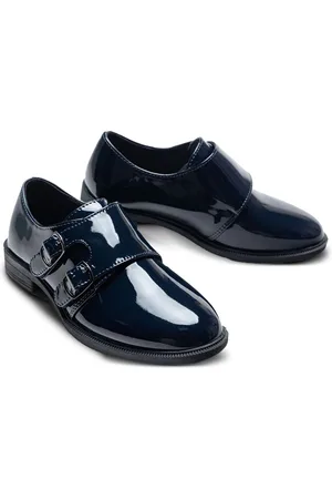 M. Moustache Patent-finish buckled shoes
