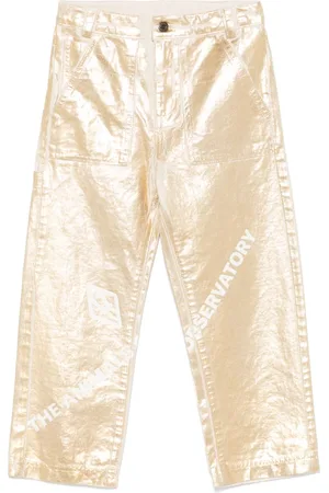 The Animals Observatory Coated-finish trousers