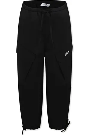 Msgm Logo-embroidered trousers