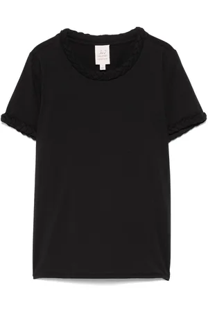 Cinq A Sept Braided-trim T-shirt