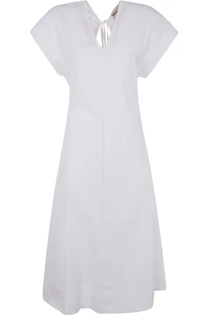 SEMICOUTURE Poplin midi dress