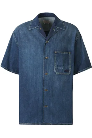Alexander McQueen Short-sleeve denim shirt