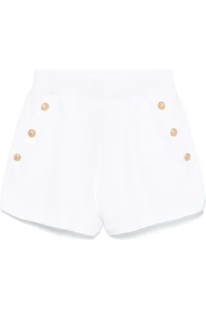 Balmain Embossed-buttons shorts