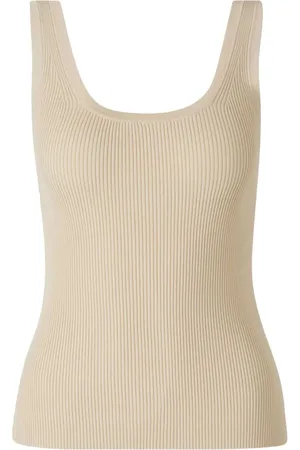 ZIMMERMANN Ribbed square-neck tank top