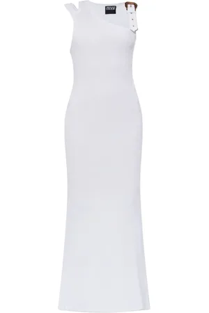 VERSACE Baroque-buckle dress