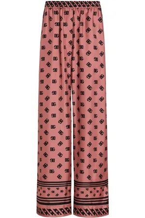 Dolce & Gabbana Logo-print palazzo pants