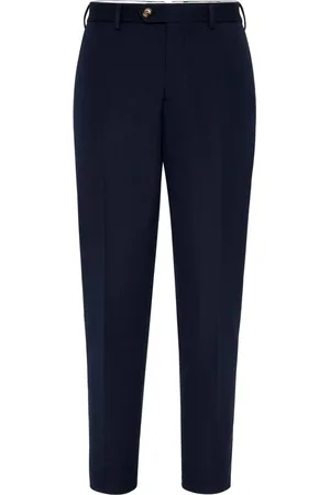 Brunello Cucinelli Gabardine-weave trousers