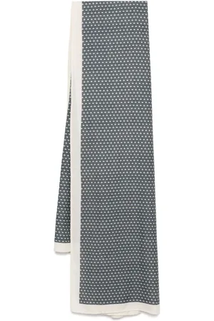 N.PEAL Patterned scarf