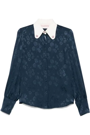 VALENTINO GARAVANI Floral-jacquard shirt