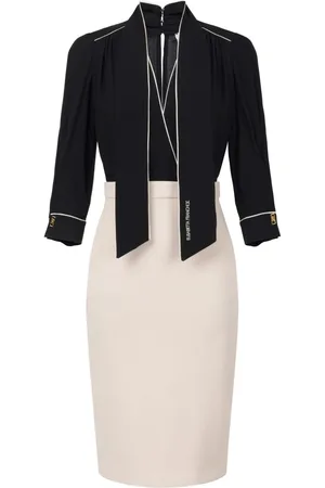 Elisabetta Franchi Georgette crepe dress