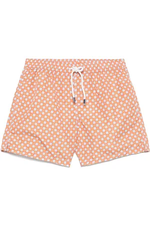 FEDELI Floral-print swim shorts