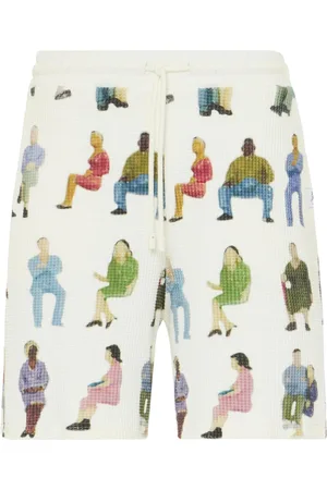 J.W.Anderson Waffle-texture shorts