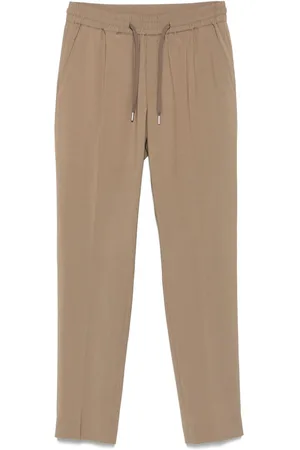Sandro Elasticated straight-leg trousers
