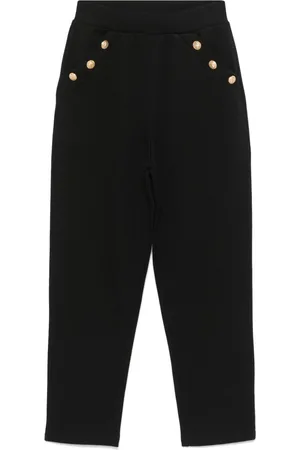 Balmain Embossed-buttons track pants