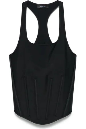 MUGLER Corset-style top