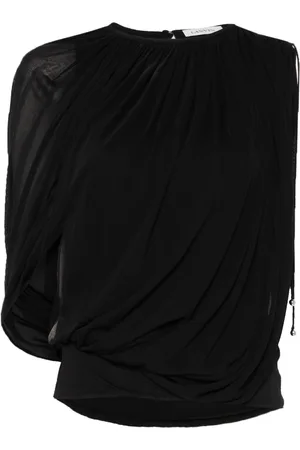 Lanvin Draped jersey top