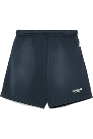 Represent Logo-print track shorts