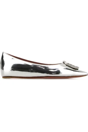 Amina Muaddi Camelia ballet flats