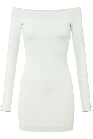Elisabetta Franchi Logo-jacquard dress