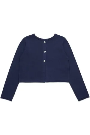 MAX&Co. Kids Heart-embroidered cardigan
