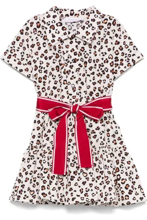 MONNALISA Leopard-print dress