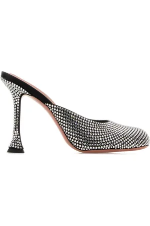 Amina Muaddi 95mm Iris mules