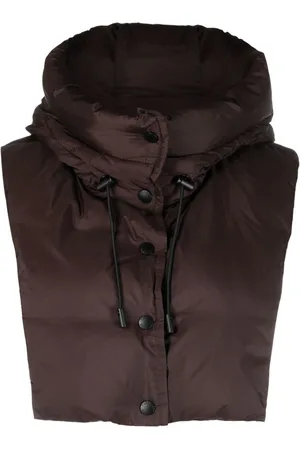 YVES SALOMON Padded hooded bib